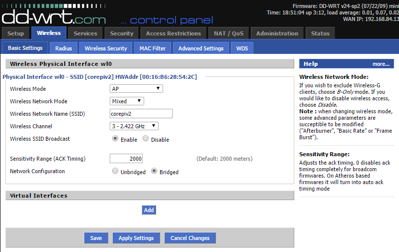 Router Basic Settings